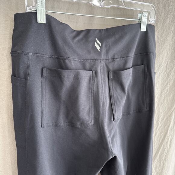 Skechers GoWalk Joy Pants Black Flare Stretch Active Athleisure Size XL - Picture 5 of 10